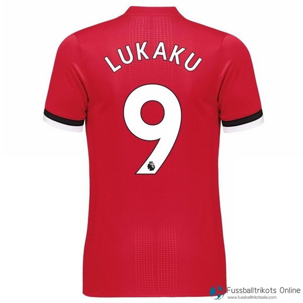 Manchester United Trikot Heim Lukaku 2017-18 Fussballtrikots Günstig